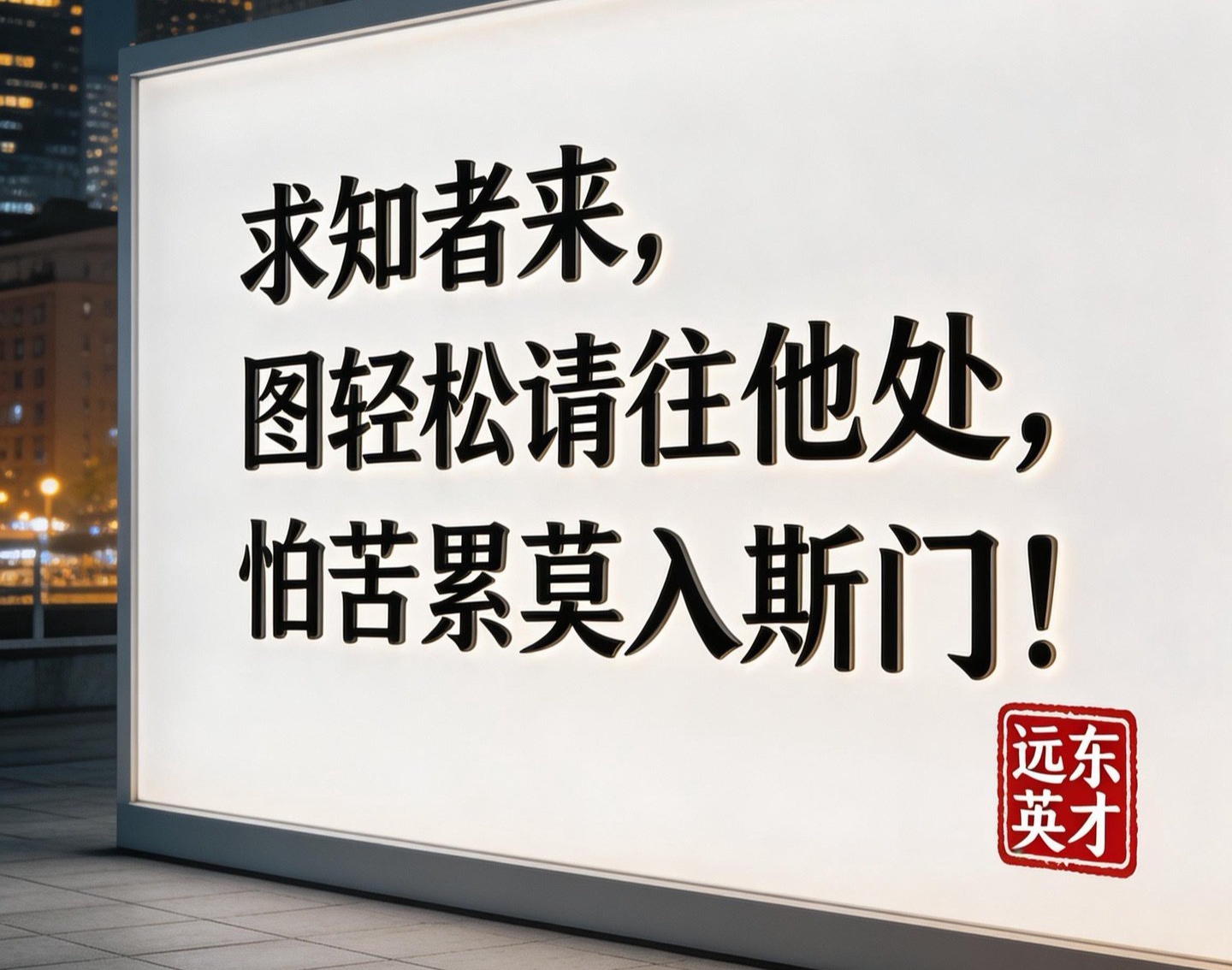 西安远东补习学校教学环境